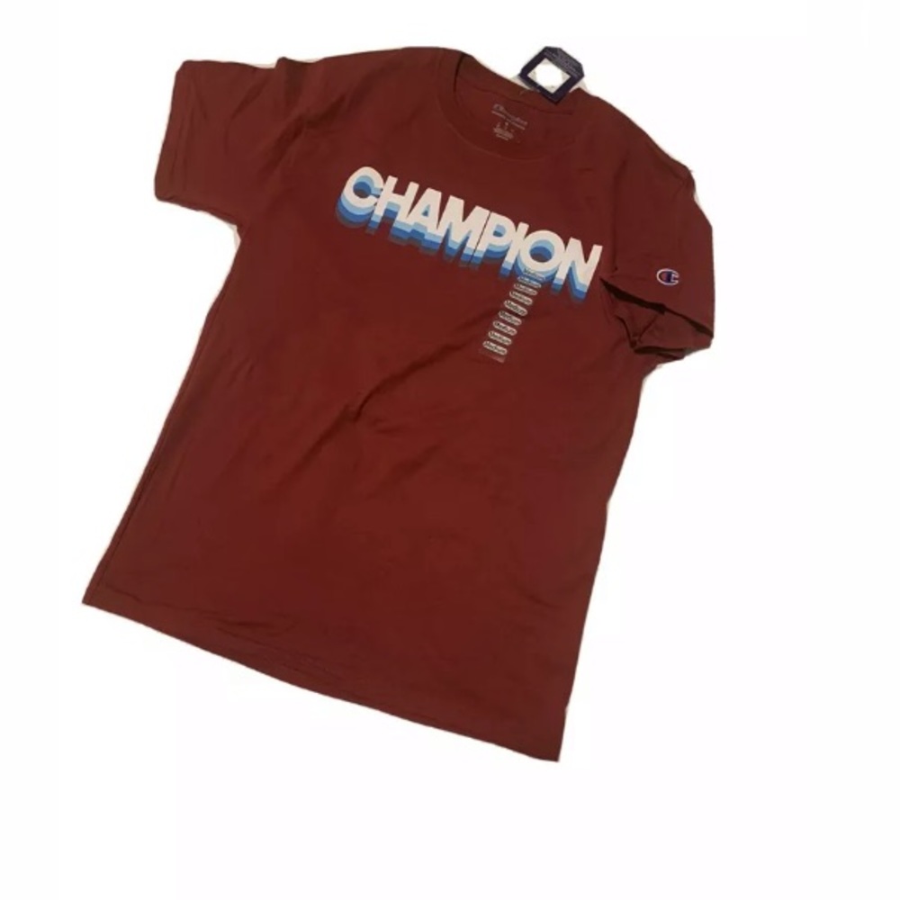 Sz Medium Champion T shirt Maroon